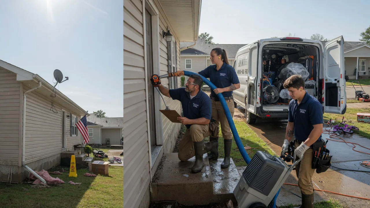 Ceiling Water Damage Restoration in Columbus, TX near me